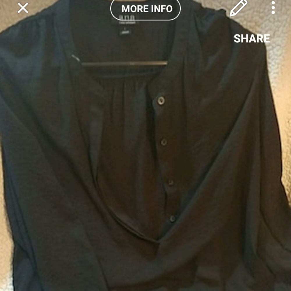 Ana sheer pullover blouse